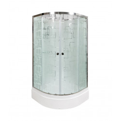 Душевая кабина AvaCan EM2780NGM AVA N 80x80 без крыши с гидромассажем