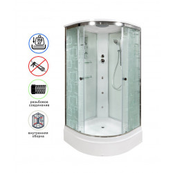 Душевая кабина AvaCan EM2790GM AVA N 90x90 с гидромассажем