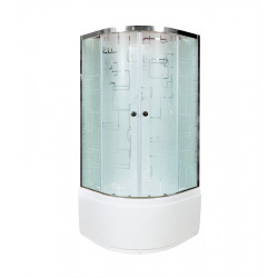 Душевая кабина AvaCan EM4590NGM AVA N 90x90 без крыши с гидромассажем