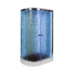 Душевая кабина AvaCan EM1511RLED AVA N 110x80 с LED-подсветкой