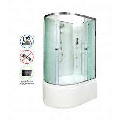 Душевая кабина AvaCan EM4511RNGM AVA O 110x80 без крыши с гидромассажем