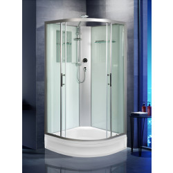 Душевая кабина без крыши Welt-Wasser WERRA XL 801 80х80