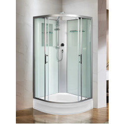 Душевая кабина без крыши Welt-Wasser WERRA XL 901 90х90