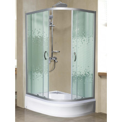 Душевой уголок МОНОМАХ -ДУ 90/80/180 МЗ L, с поддоном