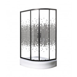 Душевой уголок МОНОМАХ -ДУ 100/70/180 МЗ BL L, с поддоном