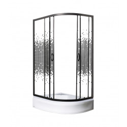 Душевой уголок МОНОМАХ -ДУ 100/70/180 МЗ BL L, с поддоном