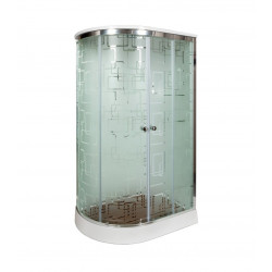 Душевая кабина AvaCan EM1512RGM+EL AVA N 120x80 с гидромассажем и электрикой