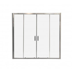 Душевая шторка для ванны Adema Гласс Лайн 170х150 матовая