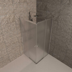 Душевой уголок Triton Вента Хром Вельвет А1 90x90