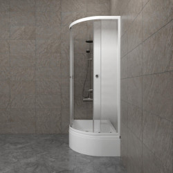 Душевой уголок Triton Коралл-Лайт B 120x80 L, с поддоном