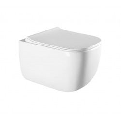 Унитаз подвесной GRADO GD-W232R, с крышкой дюропласт SoftClose