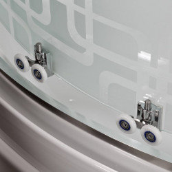 Душевая кабина AvaCan EM2712RGM+EL AVA O 120x80 с гидромассажем и электрикой