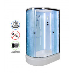 Душевая кабина AvaCan EM2712RLED AVA O 120x80 с LED-подсветкой