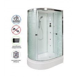 Душевая кабина AvaCan EM2712RGM+EL AVA N 120x80 с гидромассажем и электрикой