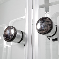 Душевая кабина AvaCan EM2712RNLED AVA N 120x80 без крыши с LED-подсветкой