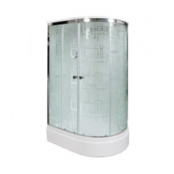 Душевая кабина AvaCan EM3012LGM+EL AVA N 120x90 с гидромассажем и электрикой