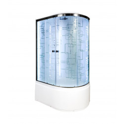 Душевая кабина AvaCan EM4512LLED AVA N 120x80 с LED-подсветкой