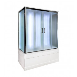 Душевая кабина AvaCan EM4515LED AVA N 150x85 с LED-подсветкой