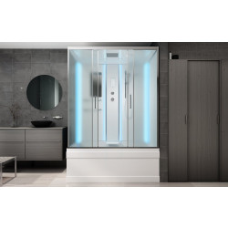 Душевая кабина AvaCan EM4515LED AVA N 150x85 с LED-подсветкой