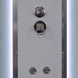 Душевая кабина AvaCan EM4515LED+GM AVA N 150x85 с LED-подсветкой и гидромассажем