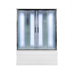 Душевая кабина AvaCan EM4515LED+GM AVA N 150x85 с LED-подсветкой и гидромассажем