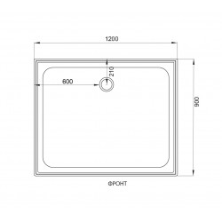 Душевая кабина AvaCan V1245 AVA N 120x90 с гидромассажем