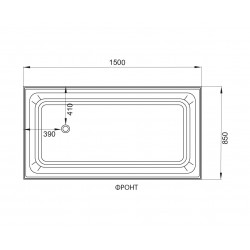 Душевая кабина AvaCan V150 AVA N 150x85 с гидромассажем