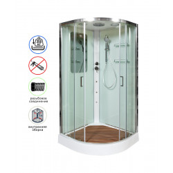 Душевая кабина AvaCan A09GM AVA N 90x90 с гидромассажем