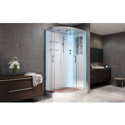 Душевая кабина AvaCan A102RLED AVA N 120x80 с LED-подсветкой