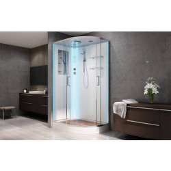 Душевая кабина AvaCan A102LLED AVA N 120x80 с LED-подсветкой