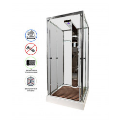 Душевая кабина AvaCan Z111MT пар AVA N 100x100 с паром