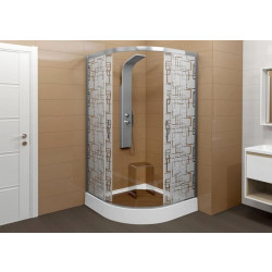 Душевой уголок AvaCan C01 100x100, с поддоном