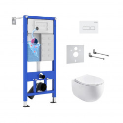 Комплект инсталляции и унитаза 6 в 1 Roxen StounFix Dual Fresh 964170