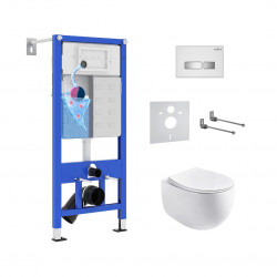 Комплект инсталляции и унитаза 6 в 1 Roxen StounFix Dual Fresh 964245