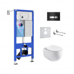 Комплект инсталляции и унитаза 6 в 1 Roxen StounFix Dual Fresh 964256