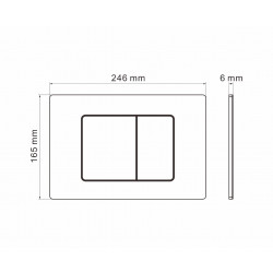 Комплект инсталляции и унитаза 6 в 1 Roxen StounFix Dual Fresh 964579