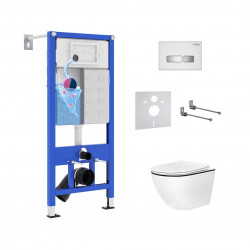 Комплект инсталляции и унитаза 6 в 1 Roxen StounFix Dual Fresh 964909