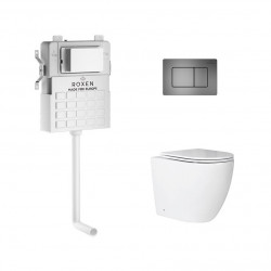 Комплект инсталляции и унитаза 5 в 1 Roxen Attach 967089