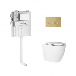 Комплект инсталляции и унитаза 5 в 1 Roxen Attach 967102