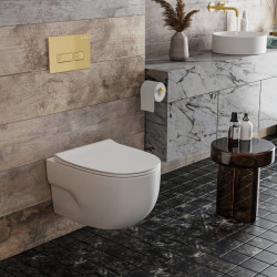 Комплект инсталляции и унитаза 6 в 1 Roxen StounFix Dual Fresh 968069