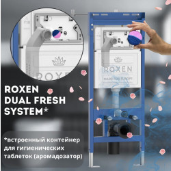 Комплект инсталляции и унитаза 6 в 1 Roxen StounFix Dual Fresh 968227