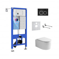 Комплект инсталляции и унитаза 6 в 1 Roxen StounFix Dual Fresh 968267