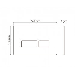 Комплект инсталляции и унитаза 6 в 1 Roxen StounFix Dual Fresh 968322