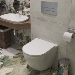 Комплект инсталляции и унитаза 6 в 1 Roxen StounFix Dual Fresh 968322