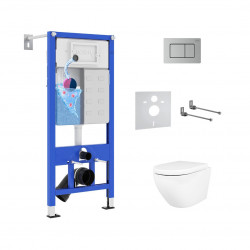 Комплект инсталляции и унитаза 6 в 1 Roxen StounFix Dual Fresh 968421