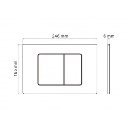 Комплект инсталляции и унитаза 6 в 1 Roxen StounFix Dual Fresh 968469