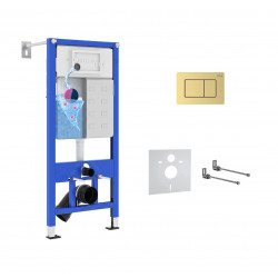 Комплект инсталляции 4 в 1 Roxen StounFix Dual Fresh 968409 (состоит из: 710200, Steel 420280GB)