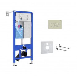 Комплект инсталляции 4 в 1 Roxen StounFix Dual Fresh 966176 (состоит из: 710200, Santi 410260BG)