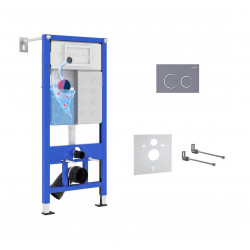 Комплект инсталляции 4 в 1 Roxen StounFix Dual Fresh 966010 (состоит из: 710200, Santi 410260DG)