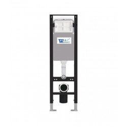 Инсталляция для подвесного унитаза Welt-Wasser WW AMBERG 350 MT-CR с кнопкой матовый хром